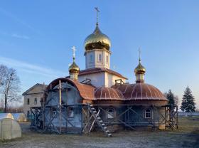 Бобруйск. Мироносицкий женский монастырь. Церковь Стефана архидиакона (строящаяся)