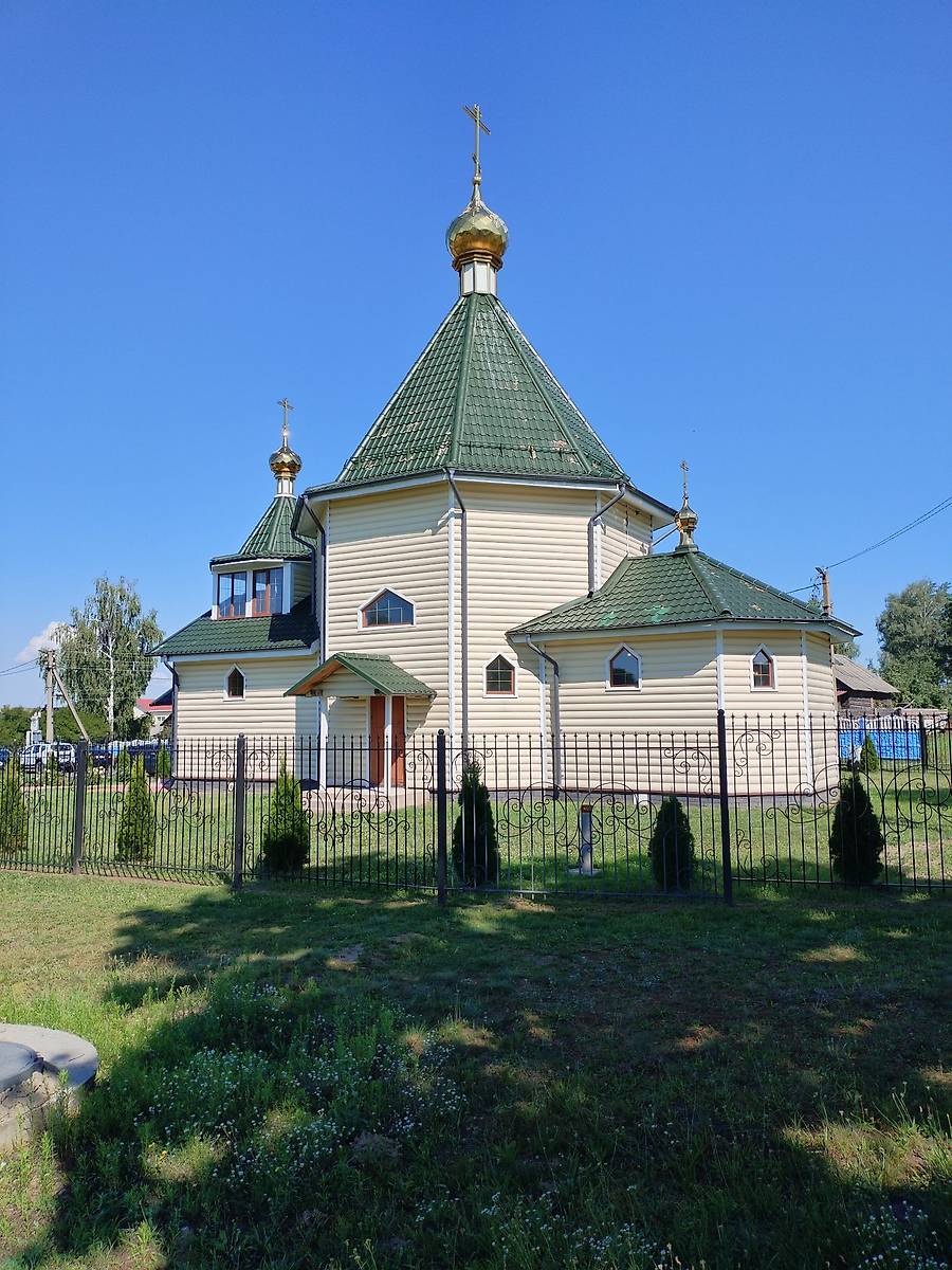 фасады. Церковь Василия Великого, Залесье (Чечерский район, Беларусь, Гомельская область)