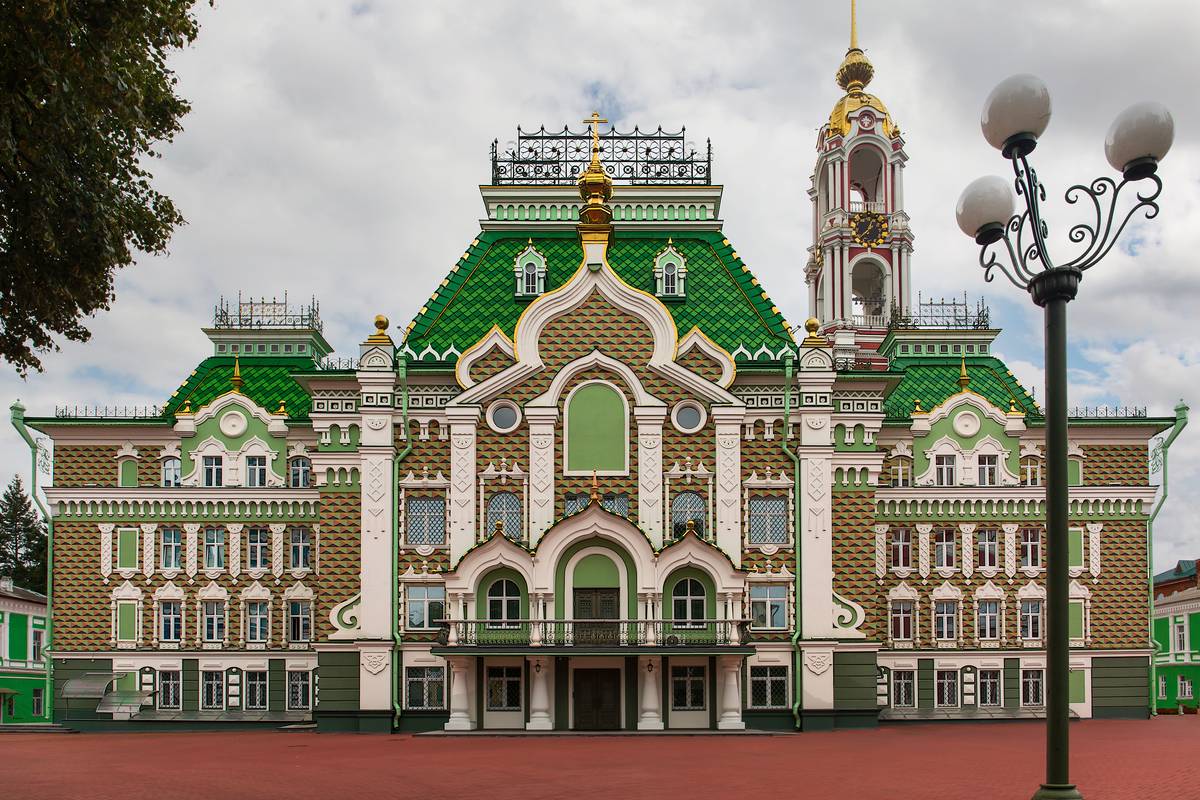 Казанский мужской монастырь. Домовая церковь Иоанна Златоуста при Духовной семинарии, Тамбов (Тамбов, город, Тамбовская область). фасады