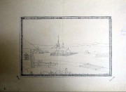 Церковь Спаса Нерукотворного Образа, Рисунок 1836 года из фондов Государственного Эрмитажа. Автор Дмитрий Иринархович Завалишин<br>, Укыр, Еравнинский район, Республика Бурятия