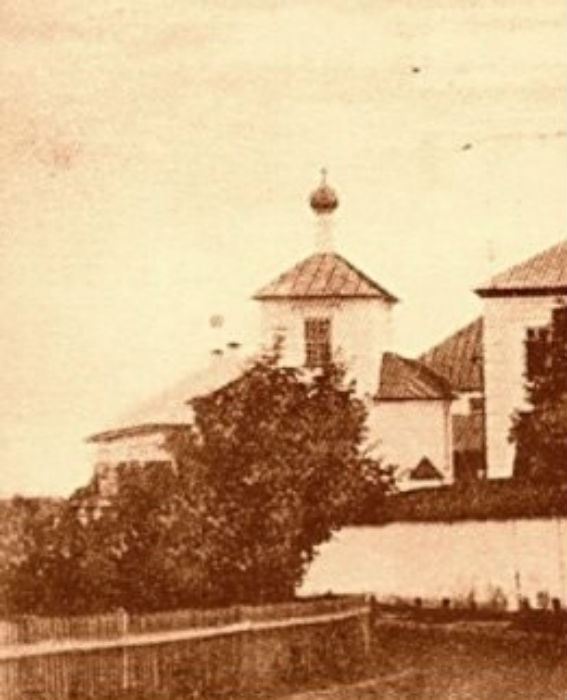 Троице-Сергиев мужской монастырь. Церковь Иоанна Воина, Великие Луки (Великолукский район и г. Великие Луки, Псковская область). архивная фотография, Фото нач. 20 в. Источник: pastvu.com/p/462412