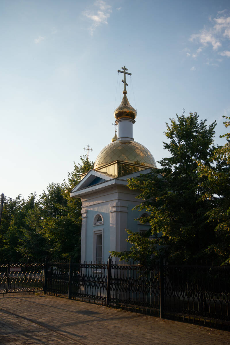 Неизвестная часовня при церкви Тихвинской иконы Божией Матери, Вахитовский район (Казань, город, Республика Татарстан). фасады