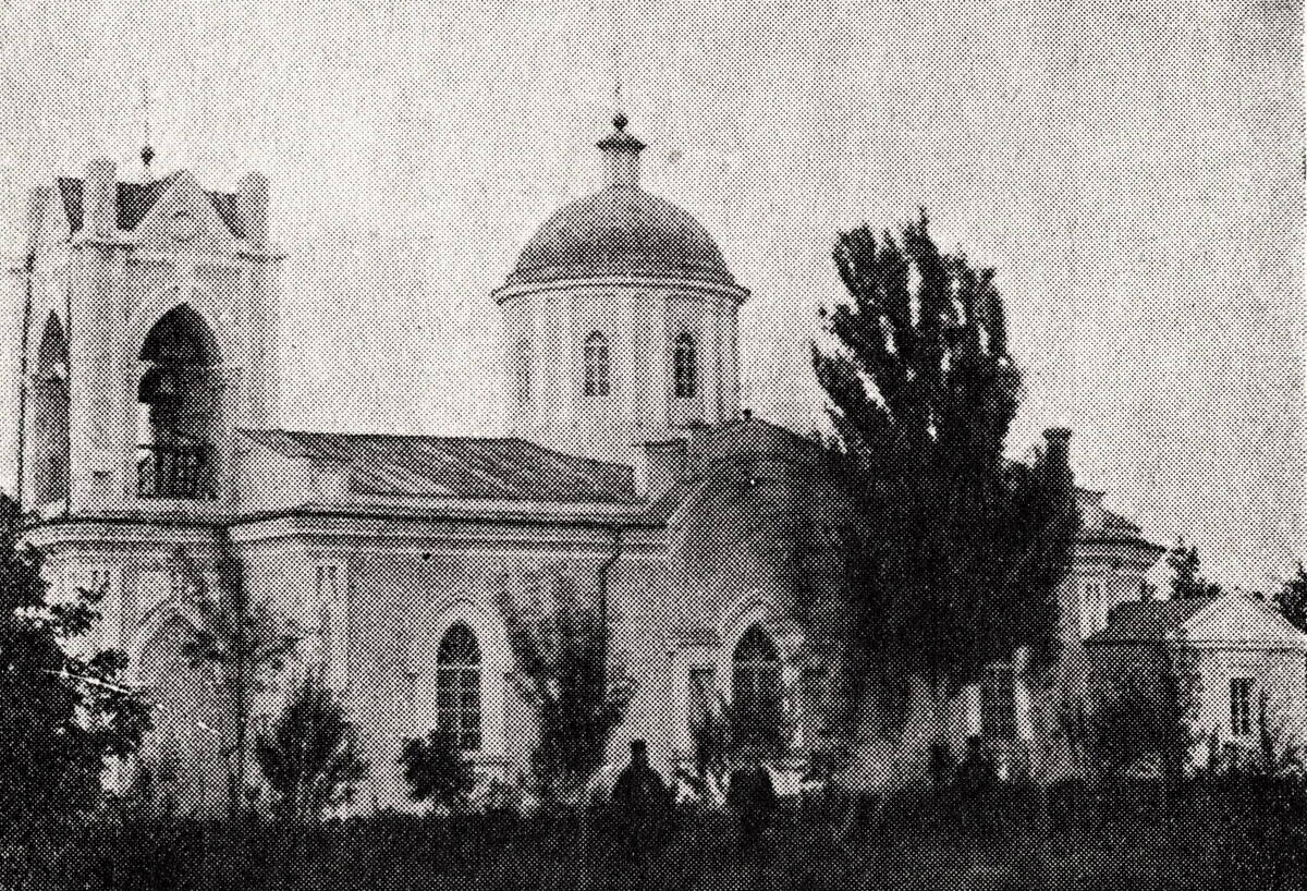 Церковь Успения Пресвятой Богородицы, Измаил (Измаильский район, Украина, Одесская область). архивная фотография, Фото 1935-1936 годов из частного архива