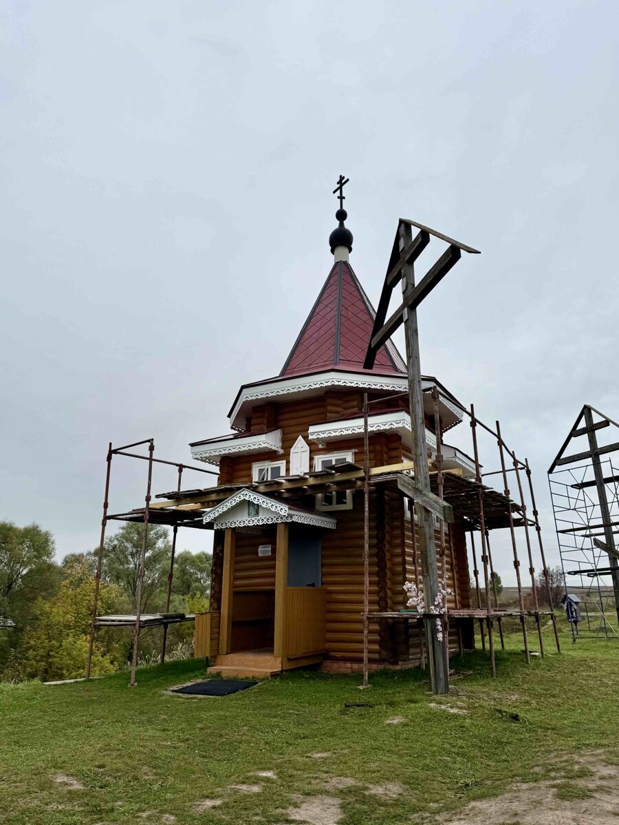 Церковь Михаила Архангела, Маевка (Дивеевский район, Нижегородская область). общий вид в ландшафте