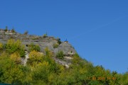 Троицкий Сахарнянский монастырь. Часовня на скале Гримидон, Часовня на скале Гримидон. В ней, согласно легенде, отпечаток стопы Божьей Матери.<br>, Сахарна, Резинский район, Молдова
