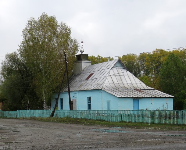 Церковь Благовещения Пресвятой Богородицы, Черемшанка (Восточно-Казахстанская область, Казахстан). общий вид в ландшафте