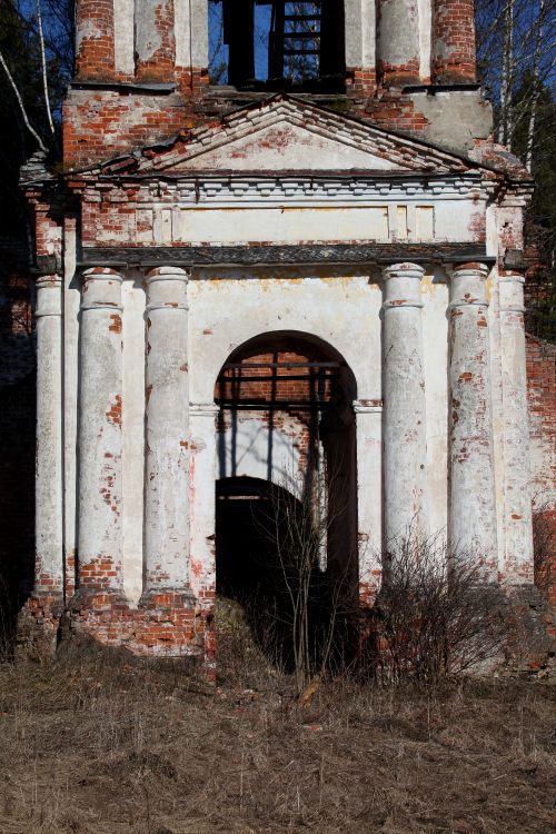 Церковь Казанской иконы Божией Матери, Никольское на Ворсме (Никольский погост на Ворсме) (Борисоглебский район, Ярославская область). архитектурные детали