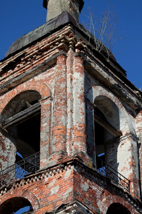 Никольское на Ворсме (Никольский погост на Ворсме). Церковь Казанской иконы Божией Матери. архитектурные детали