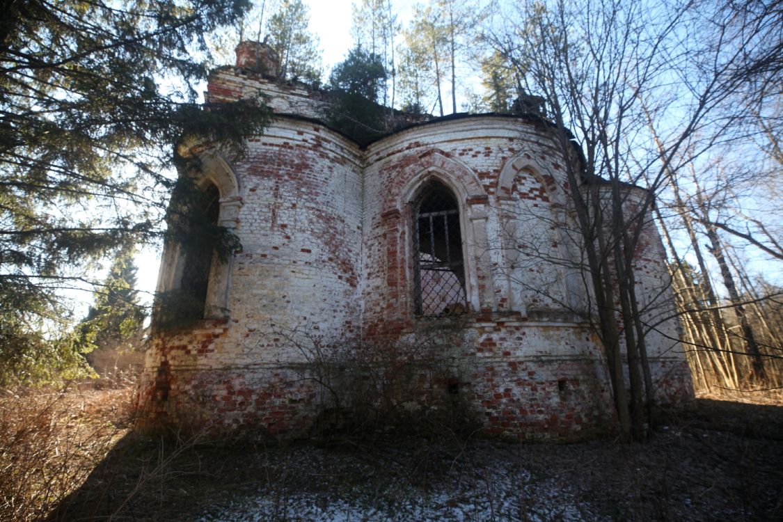 Никольское на Ворсме (Никольский погост на Ворсме). Церковь Казанской иконы Божией Матери. фасады