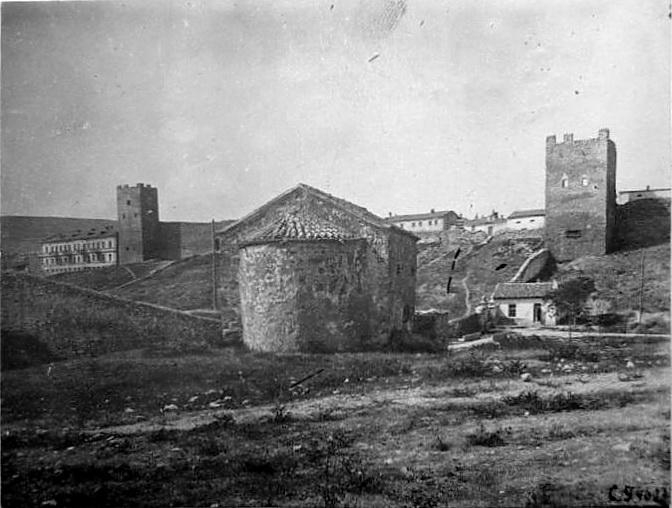 Церковь Иоанна Богослова, Феодосия (Феодосия, город, Республика Крым). архивная фотография, Фото 1920-ых годов из фондов Государственного научно-исследовательского музея архитектуры имени А.В. Щусева