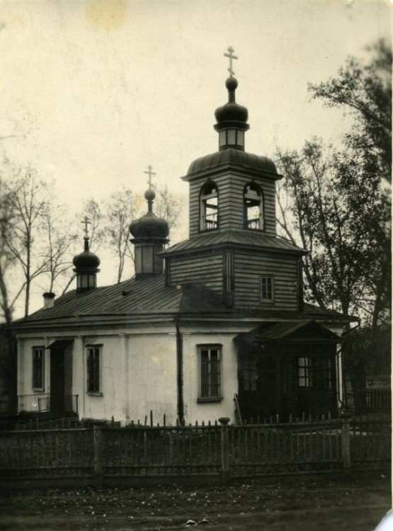 Церковь Покрова Пресвятой Богородицы (единоверческая), Балакино (Пригородный район (Горноуральский ГО), Свердловская область). архивная фотография, Фото 1950-ых годов с сайта tagil-press.ru