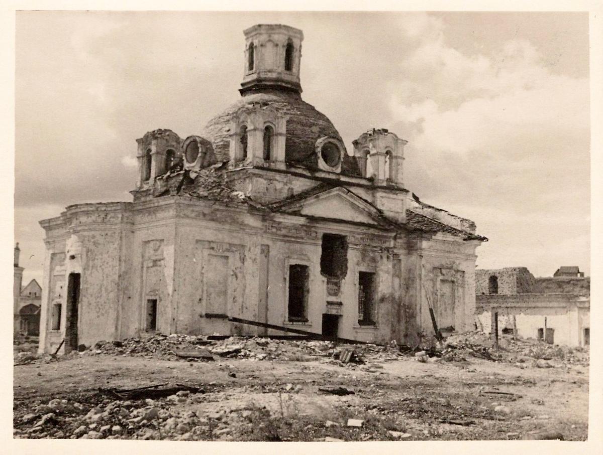 Фото 1942 г. с аукциона e-bay.de, архивная фотография. Церковь Рождества Пресвятой Богородицы (старая), Орша (Оршанский район, Беларусь, Витебская область)