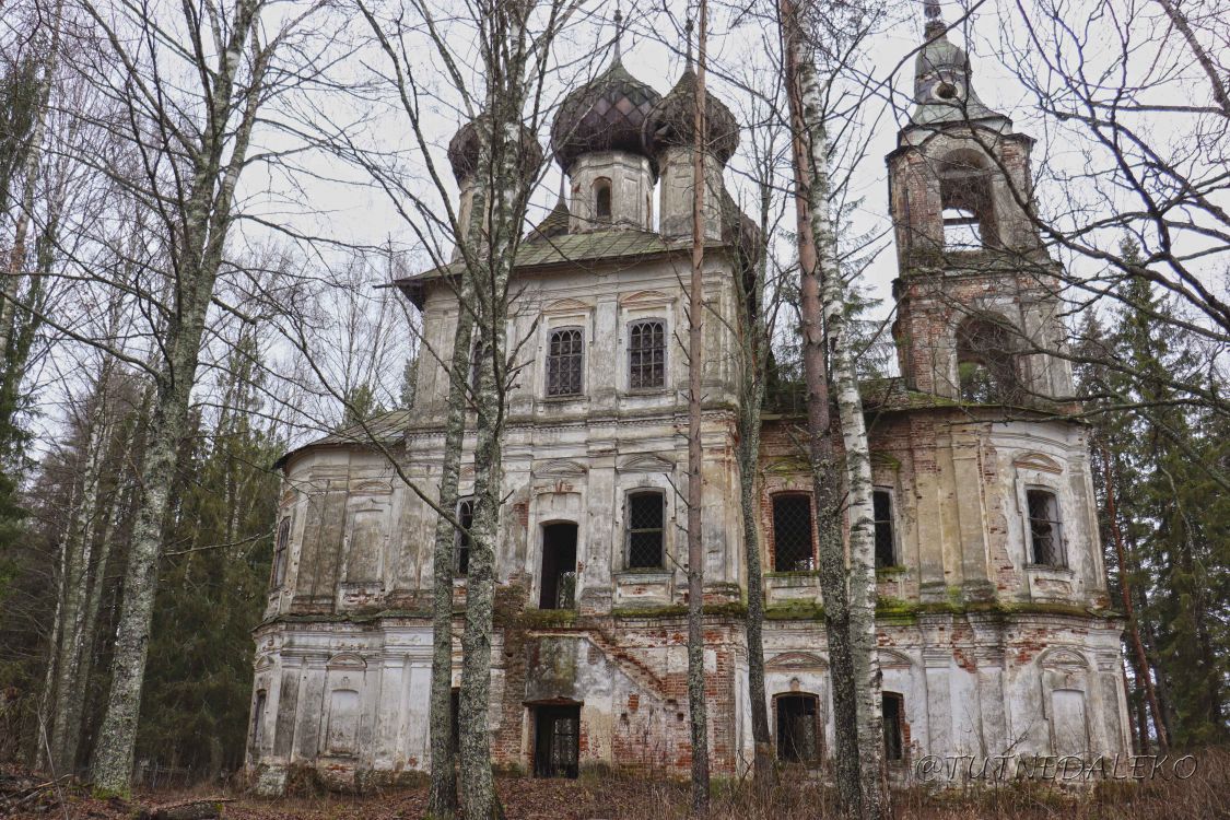 Церковь Воскресения Христова, Бовыкино, урочище (Антроповский район, Костромская область). фасады