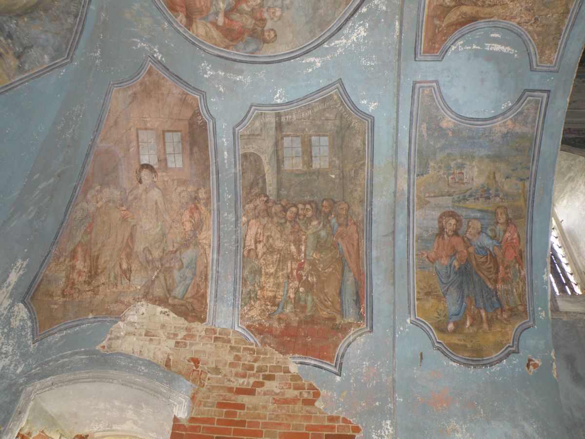 Церковь Благовещения Пресвятой Богородицы, Богослов (Антроповский район, Костромская область). интерьер и убранство