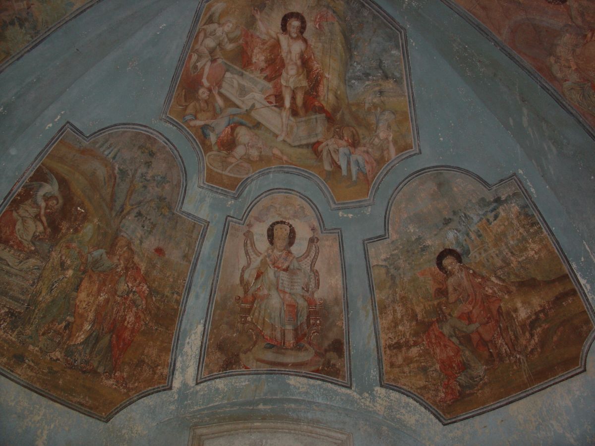 Церковь Благовещения Пресвятой Богородицы, Богослов (Антроповский район, Костромская область). интерьер и убранство, В алтаре