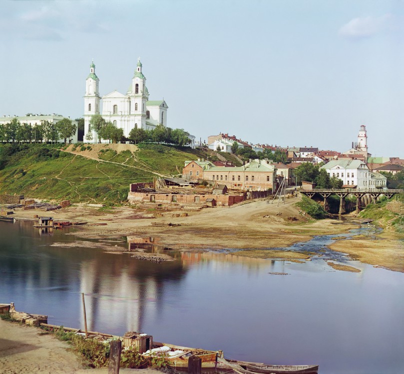 Собор Успения Пресвятой Богородицы (старый), Витебск (Витебск, город, Беларусь, Витебская область). архивная фотография, Прокудин-Горский