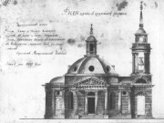 Церковь Рождества Христова на Подоле (старая), Проект храма, автор А.И. Меленский, 1808 г.<br>, Подол, Подольский район, Украина, г. Киев