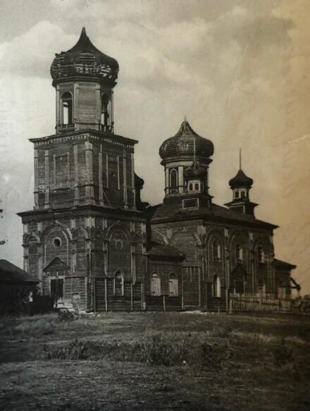 Церковь Казанской иконы Божией Матери, Субботино (Гагинский район, Нижегородская область). архивная фотография, Фото 1960-х гг. из собрания Гагинского краеведческого музея