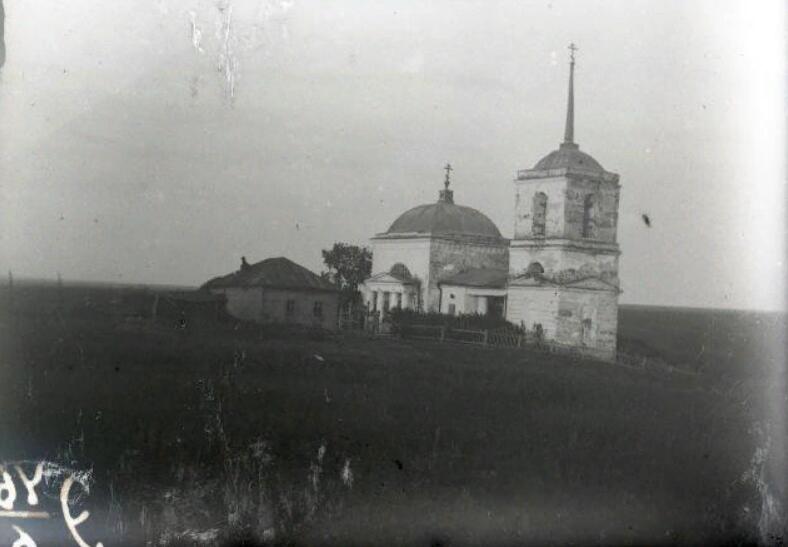 Церковь Михаила Архангела, Соймино (Вершаут), урочище (Лопатинский район, Пензенская область). архивная фотография, Фото 1930 г. из архива Саратовского областного музея краеведения