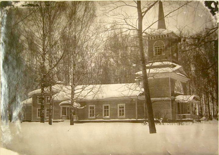 Церковь Иоанна Предтечи, Оса (Осинский район, Пермский край). архивная фотография, Фото 1925 года из фондов Государственного научно-исследовательского музея архитектуры имени А.В. Щусева