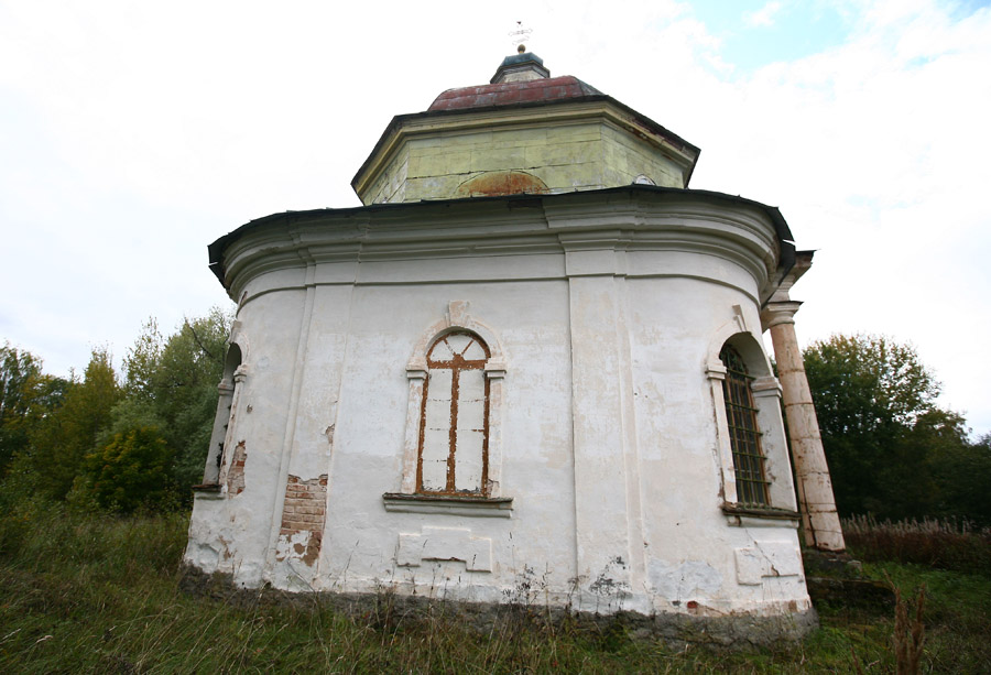 Церковь Вознесения Господня, Горомулино (Порховский район, Псковская область). фасады