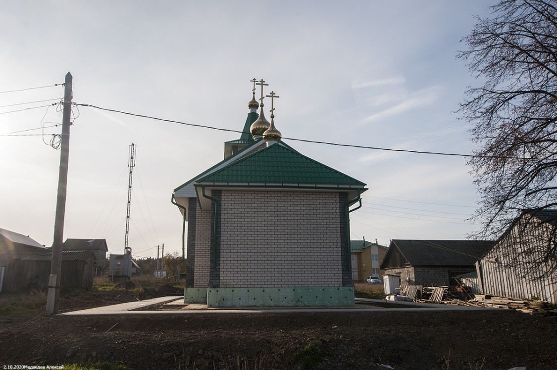 Церковь Сергия Радонежского, Сарга (Шалинский район (Шалинский ГО и ГО Староуткинск), Свердловская область). фасады