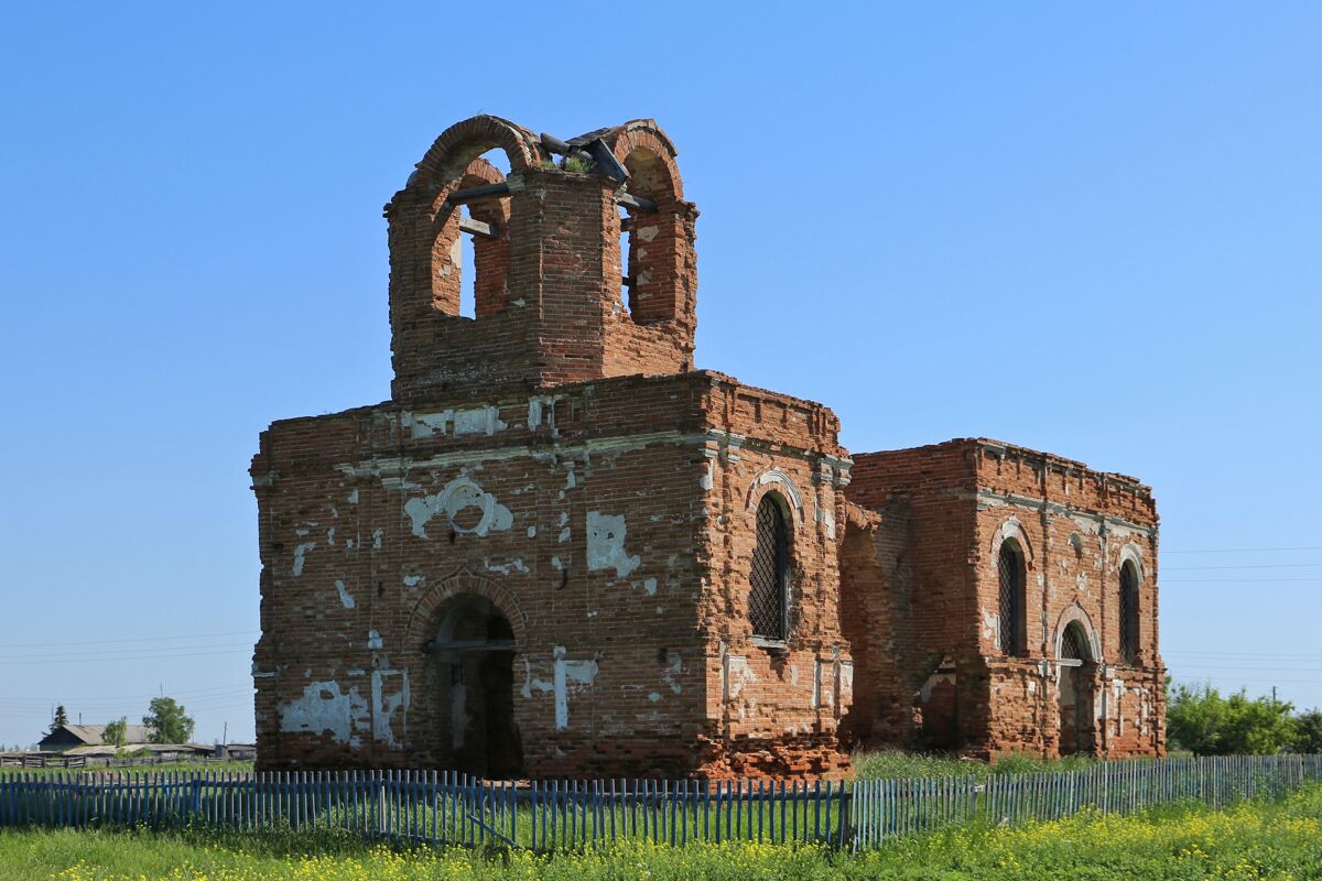 Церковь Николая Чудотворца, Лески (Называевский район, Омская область). фасады