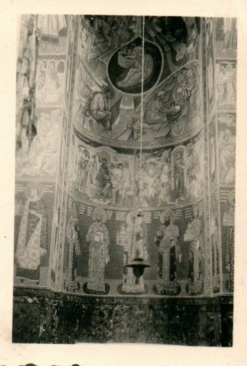 Церковь Георгия Победоносца, Топола (Шумадийский округ, Сербия). архивная фотография, Интерьер храма. Фото 1941 г. с аукциона e-bay.de