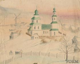 Большой Чилим, урочище. Церковь Николая Чудотворца