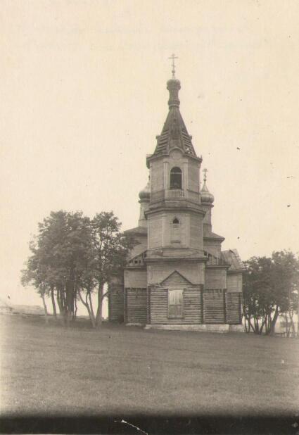 Церковь Троицы Живоначальной, Кеньшево (Бутурлинский район, Нижегородская область). архивная фотография, Фото 1955 г. из собрания Бутурлинского историко-краеведческого музея