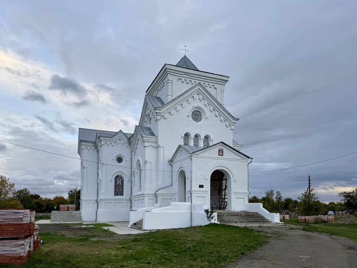 Церковь Рождества Пресвятой Богородицы, Новомихайловское (Гулькевичский район, Краснодарский край). фасады, Вид с северо-запада
