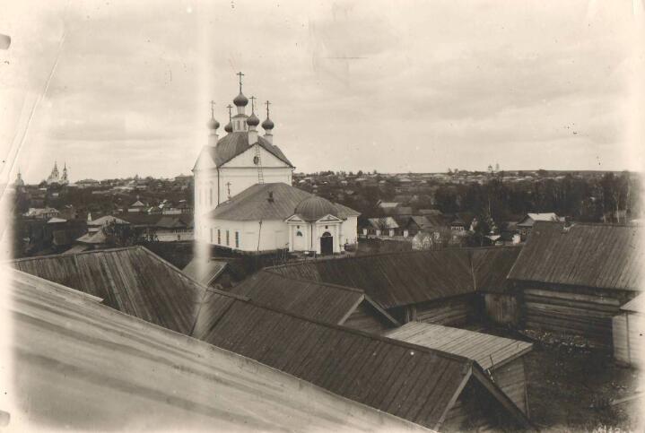 Большое Мурашкино. Церковь Тихвинской иконы Божией Матери. архивная фотография, Фото нач. 20 в. из собрания Большемурашкинского историко-художественного музея