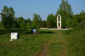 Речечка. Мемориальная часовня на месте сожжённого посёлка