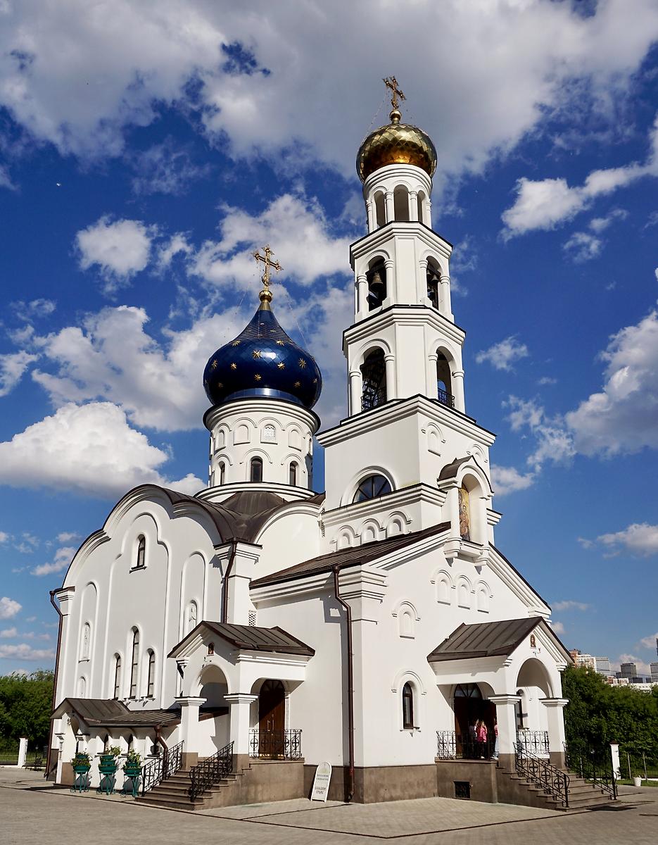 фасады. Церковь Смоленской иконы Божией Матери в Давыдкове (каменная), Фили-Давыдково (Западный административный округ (ЗАО), г. Москва)