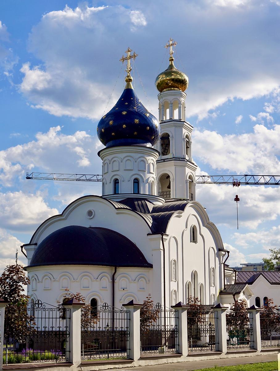 фасады. Церковь Смоленской иконы Божией Матери в Давыдкове (каменная), Фили-Давыдково (Западный административный округ (ЗАО), г. Москва)