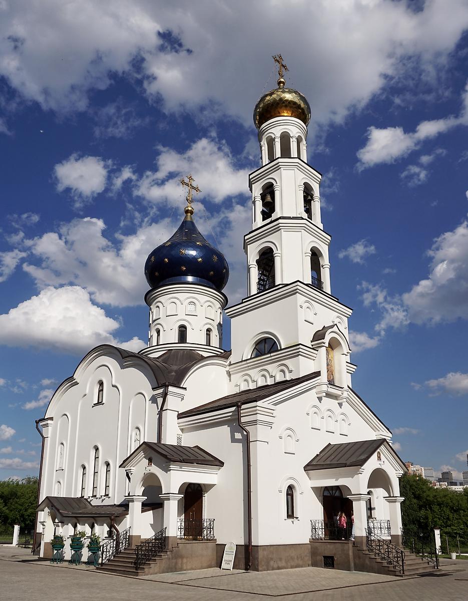 фасады. Церковь Смоленской иконы Божией Матери в Давыдкове (каменная), Фили-Давыдково (Западный административный округ (ЗАО), г. Москва)
