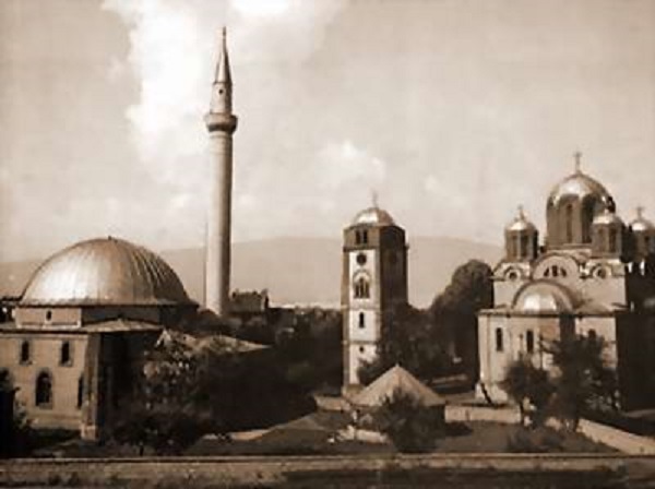 Собор Стефана Уроша, Урошевац (Урошевацкий округ, Сербия). архивная фотография, Частная коллекция. Фото 1940-х годов