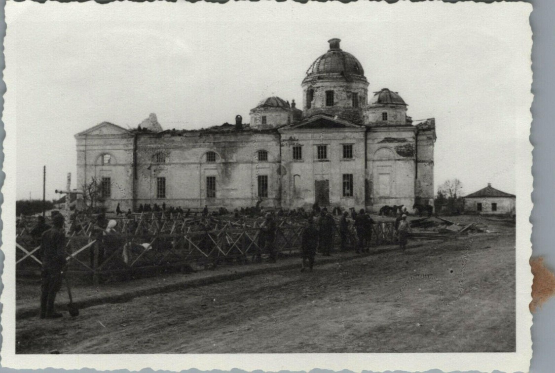 Церковь Михаила Архангела (старая), Тарановка (Чугуевский район, Украина, Харьковская область). архивная фотография, Фото 1942 г. с аукциона e-bay.de