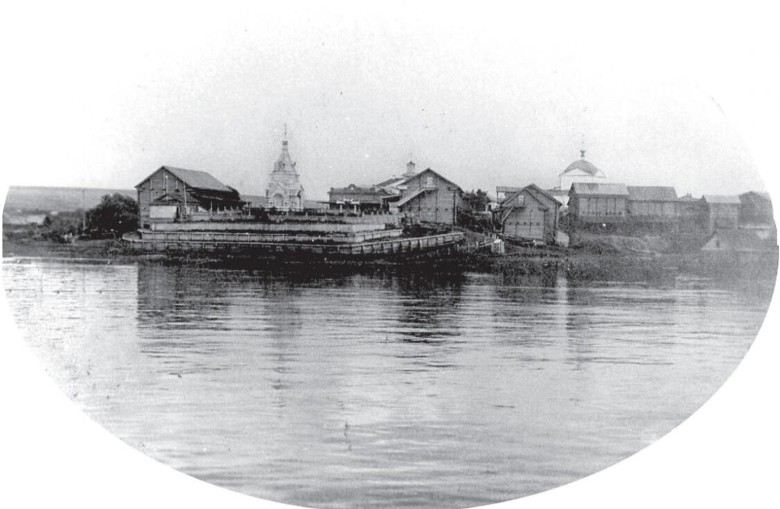 Часовня в память 17 октября 1888 года, Сенгилей (Сенгилеевский район, Ульяновская область). архивная фотография, Фото 1890-х гг. из собрания Сенгилеевского краеведческого музея
