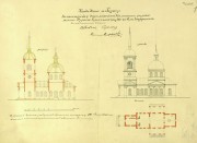 Церковь Сергия Радонежского, Проект перестройки после пожара 1852 г., источник: forum.vgd.ru/2303/76668/10.htm?a=stdforum_view&o=<br>, Большое Казариново, Большеболдинский район, Нижегородская область