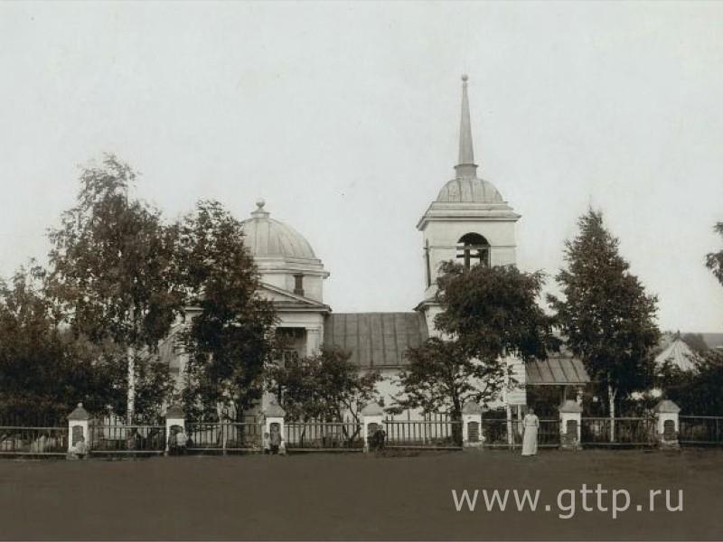 Болобоново. Церковь Троицы Живоначальной. архивная фотография, Фото нач. 20 в., источник: www.gttp.ru/text/166