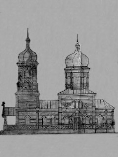 Церковь Николая Чудотворца, Озинки (акватория Саратовского водохранилища) (Духовницкий район, Саратовская область). графика, Проект, источник: saratovregion.ucoz.ru/region/duhovnitskiy/ozinki