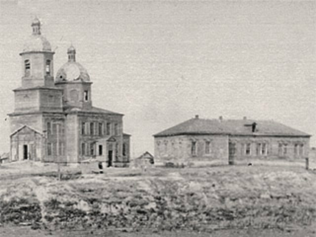 Церковь Николая Чудотворца, Берёзово (Пугачёвский район, Саратовская область). архивная фотография, Фото кон. 19 в., источник: saratovregion.ucoz.ru/region/pugachevskiy/berezovo