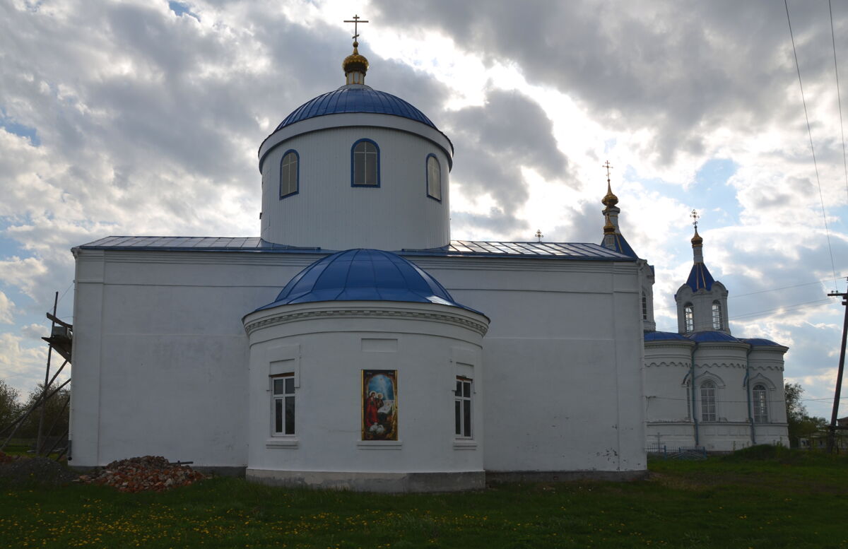 Церковь Покрова Пресвятой Богородицы (тёплая), Ачадово (Зубово-Полянский район, Республика Мордовия). фасады