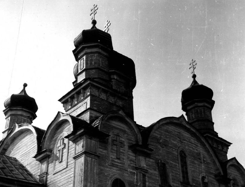 Ведянцы. Церковь Богоявления Господня. архивная фотография, Фото из паспорта ОКН, 1976