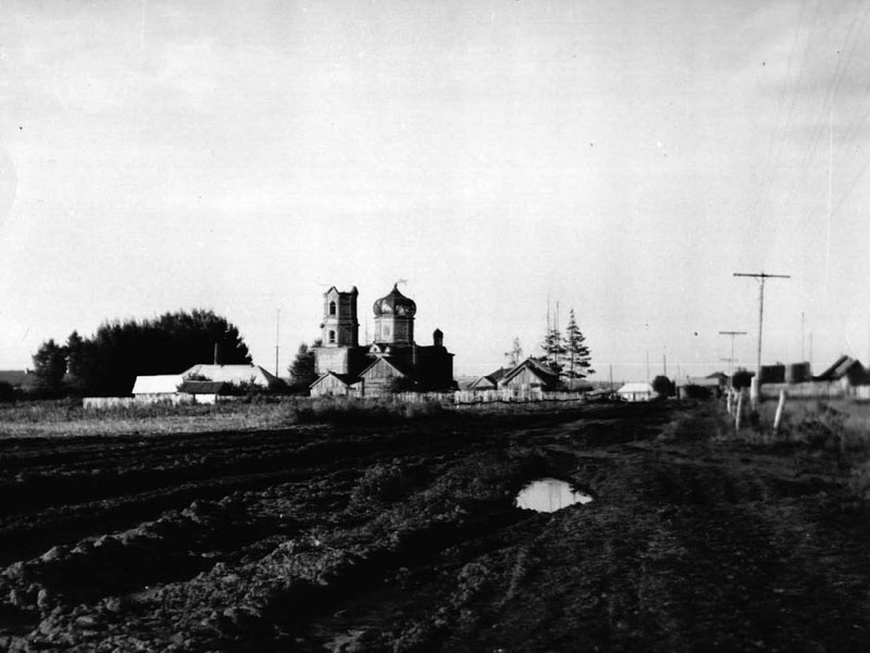 Береговые Сыреси. Церковь Михаила Архангела. архивная фотография, Фото из паспорта ОКН, 1976