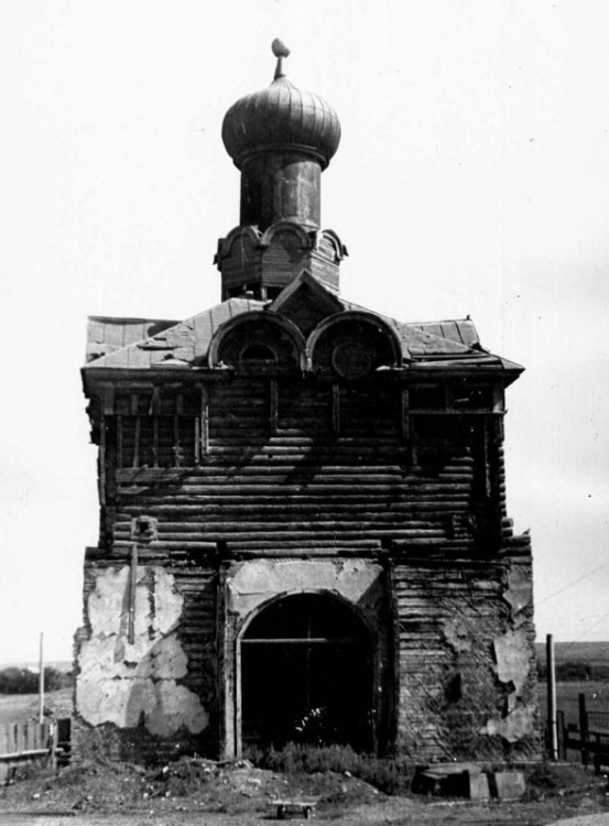 Церковь Троицы Живоначальной, Архангельское Голицыно (Рузаевский район, г. Рузаевка, Республика Мордовия). архивная фотография, Фото из паспорта ОКН, 1974