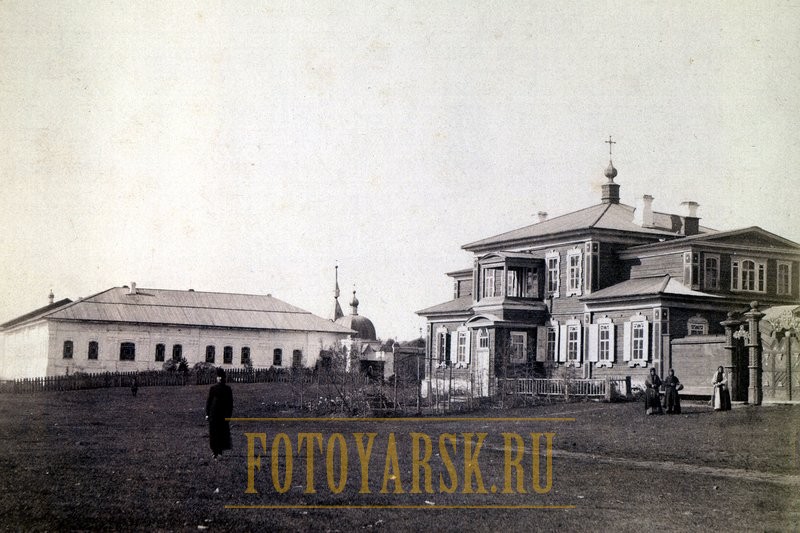 Успенский мужской монастырь. Церковь Пантелеимона Целителя в доме настоятеля, Красноярск (Красноярск, город, Красноярский край). архивная фотография, Старинное фото с сайта www.fotoyarsk.ru