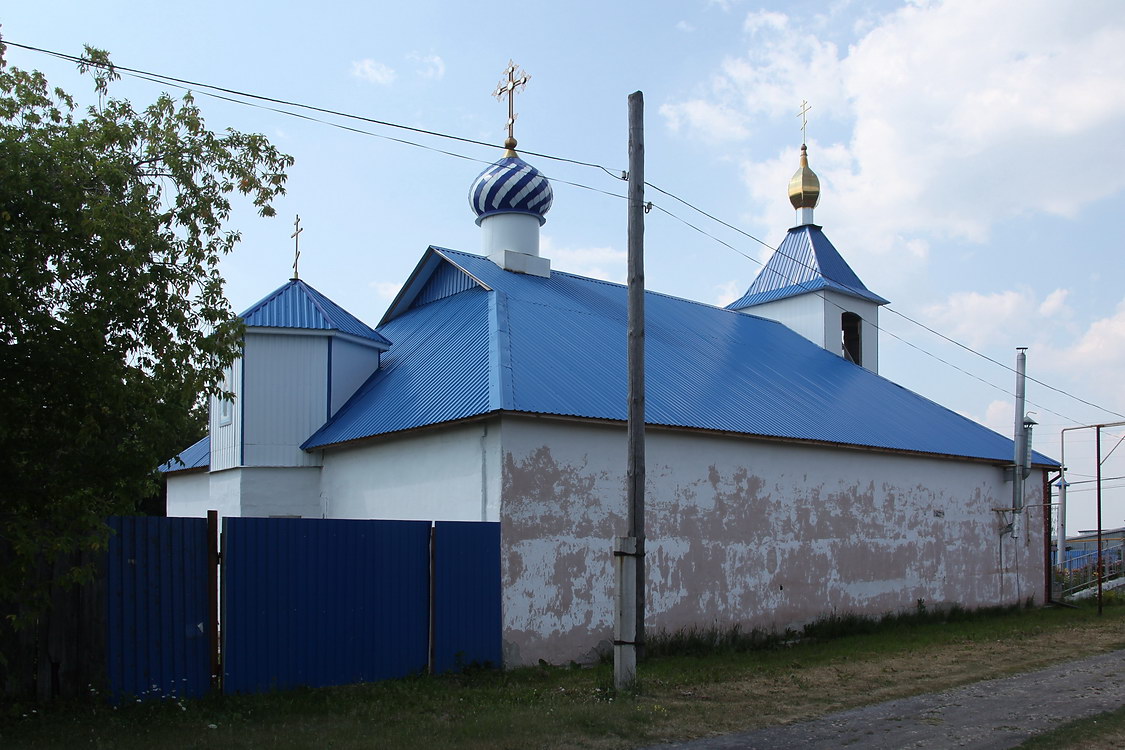 Церковь Димитрия Солунского (новая), Канаши (Шадринский район и г. Шадринск, Курганская область). фасады, Вид с северо-востока