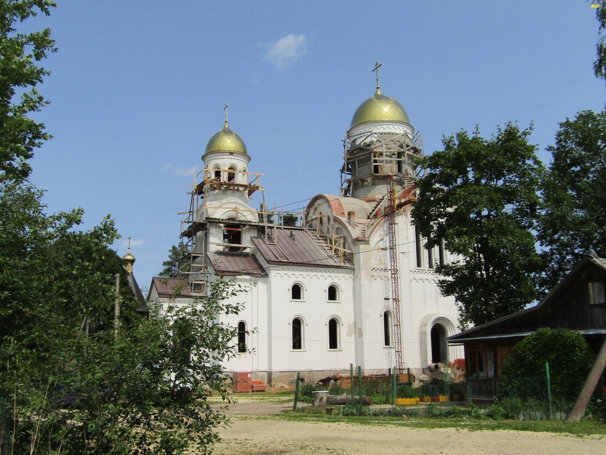 Церковь Петра и Павла (новая), Карташевская (Гатчинский район, Ленинградская область). документальные фотографии